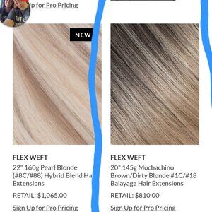 Bellami flex weft hair extensions